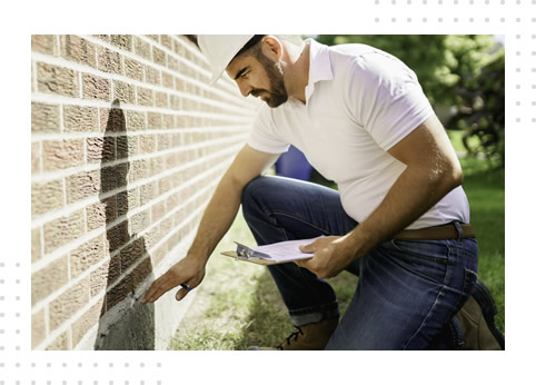 home inspector performing an inspection